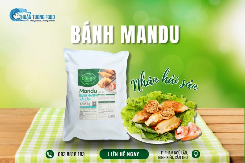 CJ_ Bánh Mandu Hải Sản Bibigo